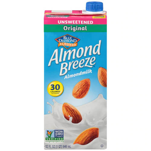gluten free almond milk - breeze 