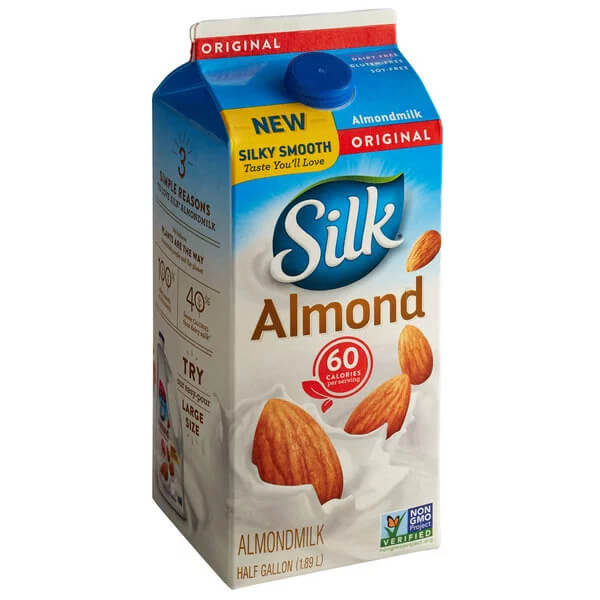 is almond milk gluten free - silk brand
