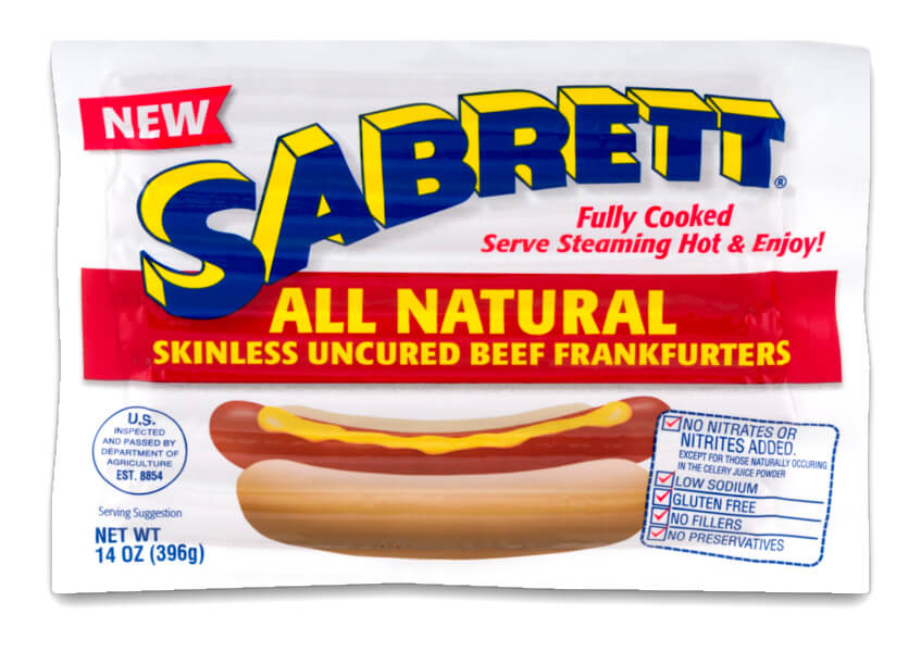 Sabrett hot dogs