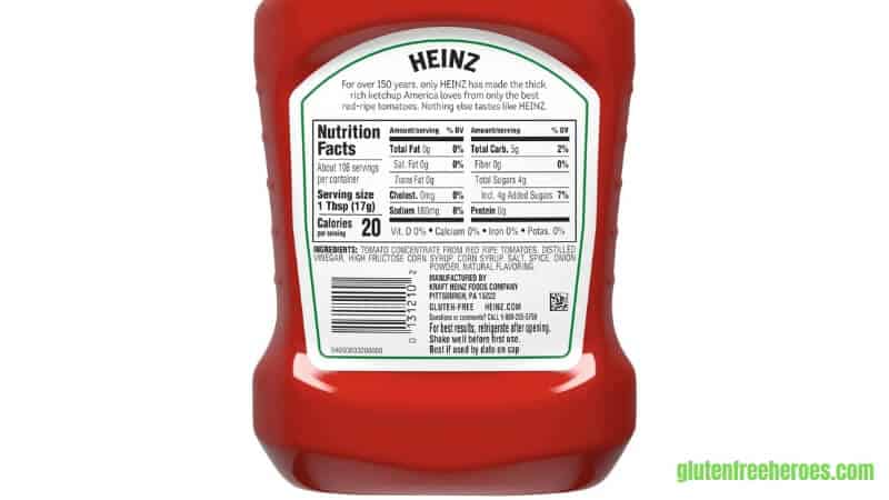 classic heinz ketchup ingredients 