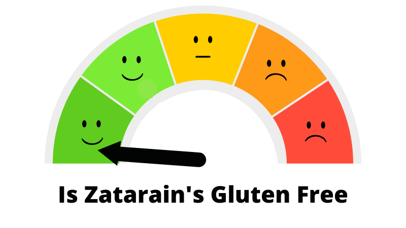 gluten free confidence score for Zatarain's rice mix